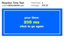 Human Benchmark - Teste deine Reaktionsgeschwindigkeit